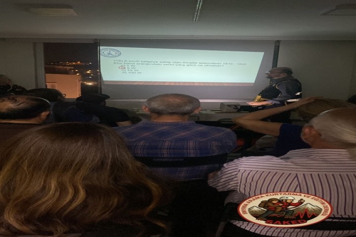 AMATÖR TELSİZ EĞİTİMİ GERÇEKLEŞTİRDİK