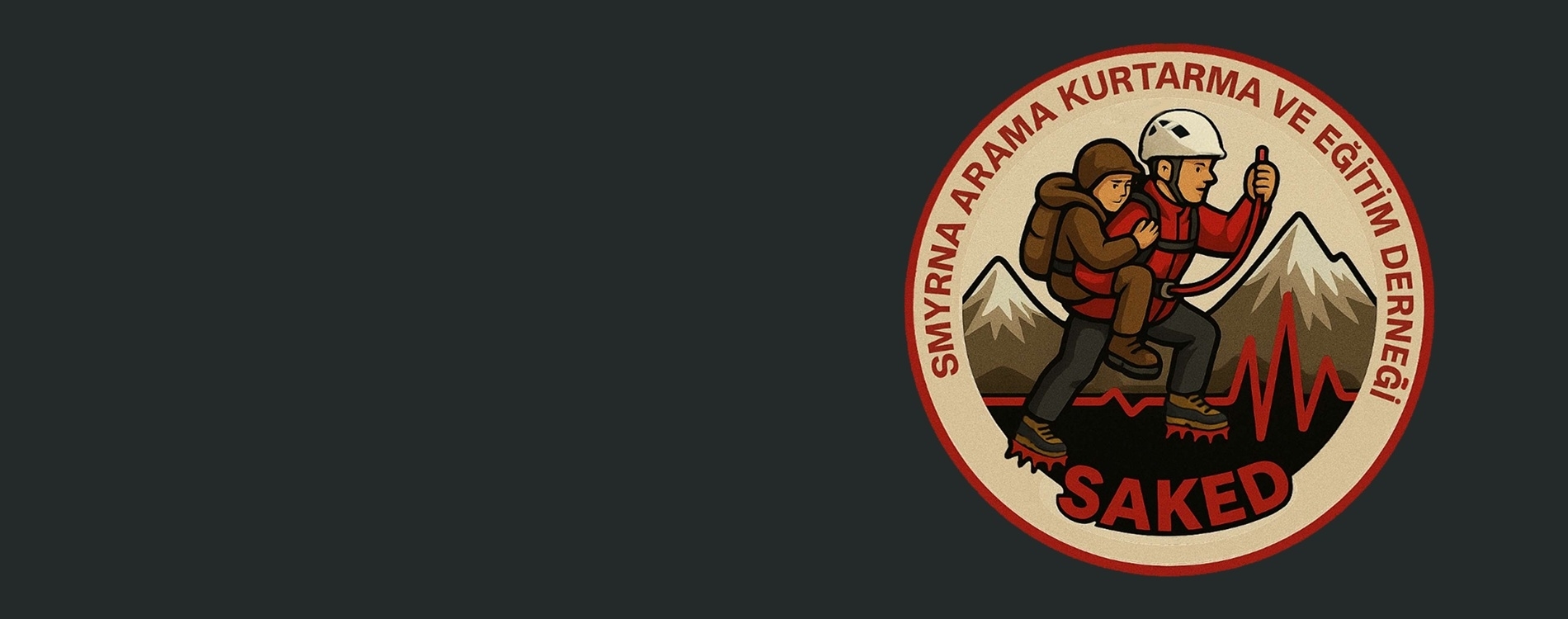 Logomuzdaki kan Kırmızısı yaşamı, mücadeleyi, aciliyeti ve özveriyi simgeler. Krem Tonu (Açık Bej)  Zorluğu, doğayla mücadeleyi ve aynı zamanda umut ışığını temsil eder.